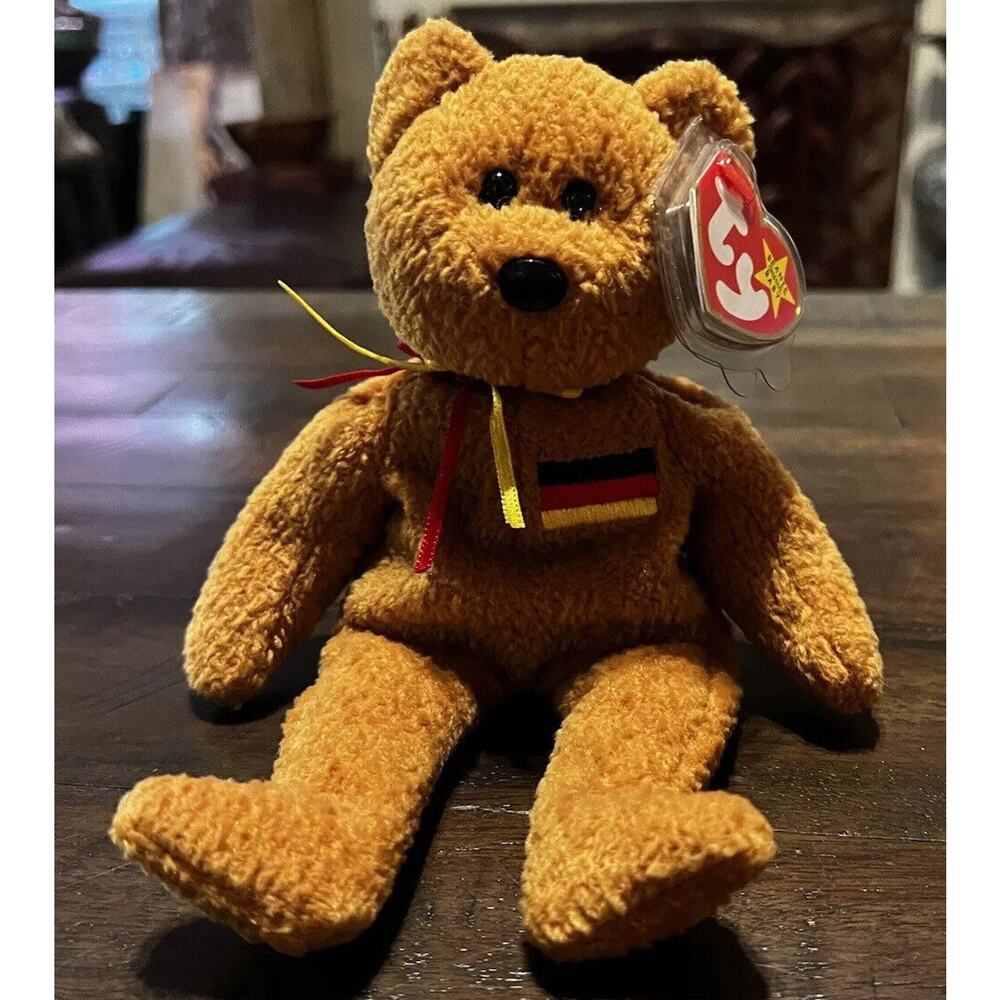 GERMANIA Ty Beanie Babies Baby Multiple Tag Errors 1990 & 1999 On Tags Very Rare